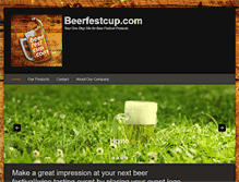 Tablet Screenshot of beerfestcup.com